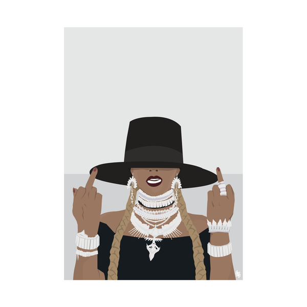 eminentd A2 Pop Culture Poster Bey Fingers