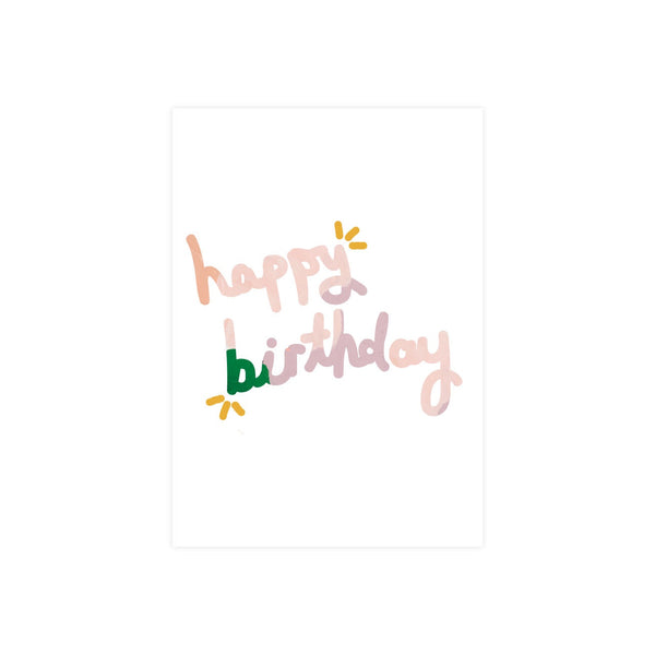 Alice Berry X eminentd Card Happy Birthday Pink