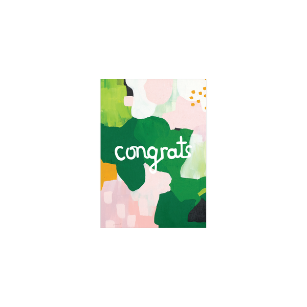 Alice Berry X eminentd Mini Card Congrats Green
