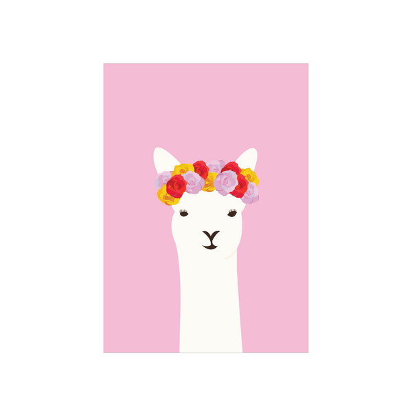 Alice Berry X eminentd Card Llama Del Rey Cream