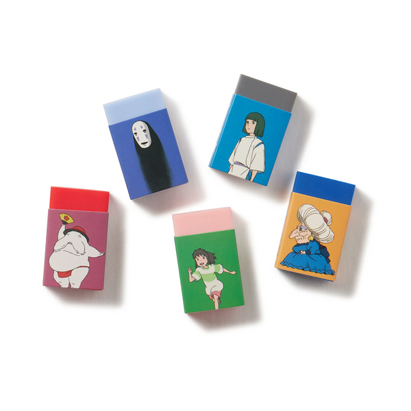 Spirited Away Erasers Set of 5