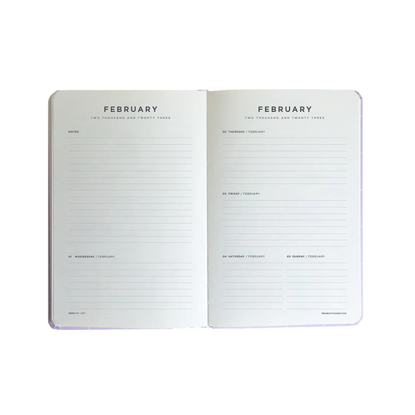 Frank Stationery 2023 Planner Weekly Sage