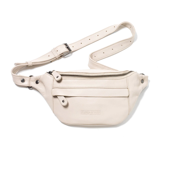 Stitch & Hide Bailey Hip Bag Ivory