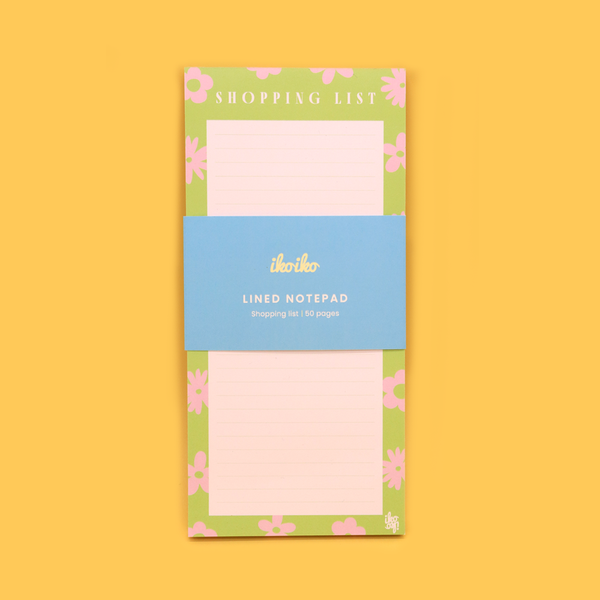 eminentd Shopping List Flower Power Lime Pink