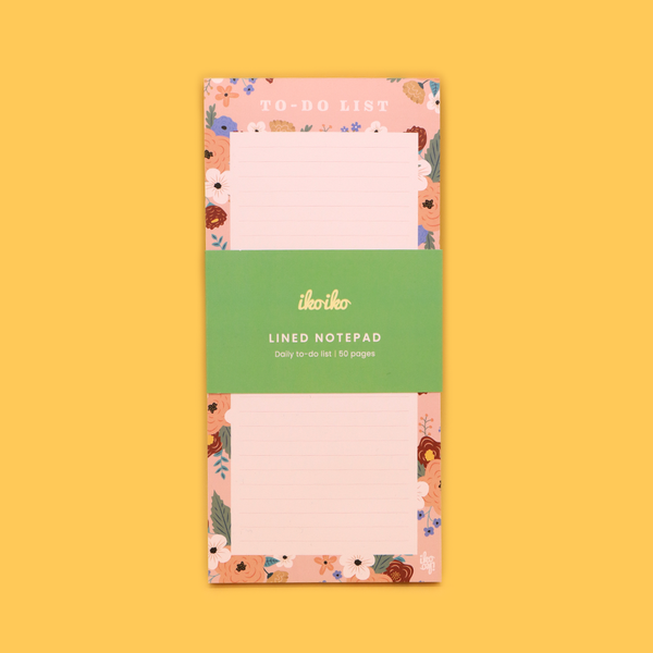 eminentd To Do List Floral Bloom Peach