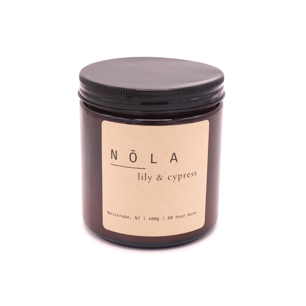 Nola Candle 400g Lily and Cypress