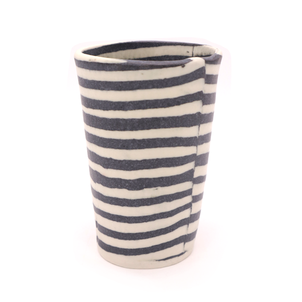 Mystery Creek Nerikomi Tumbler Black Stripe