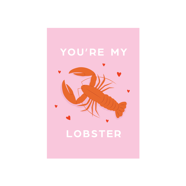 eminentd Pop Fun Valentines Card Lobster