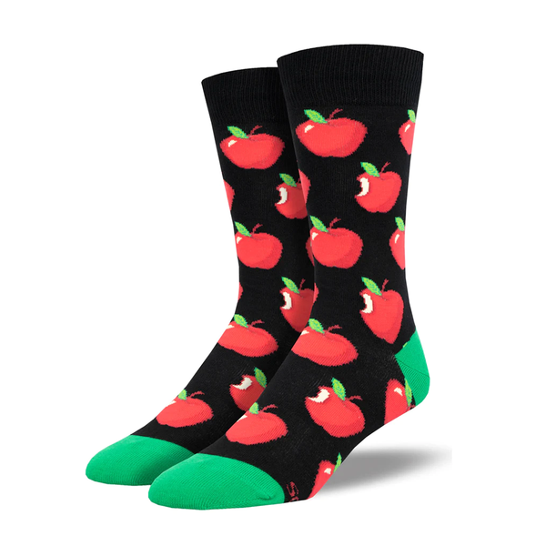 Socksmith Socks Men's Apple of My Eye Black