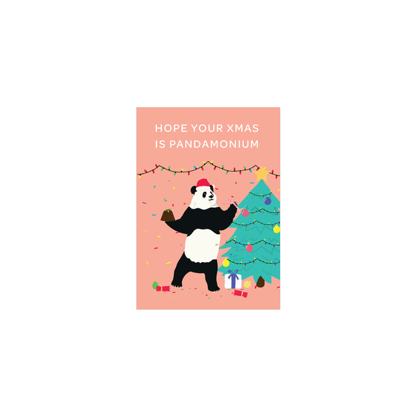 eminentd Mini Christmas Card Panda