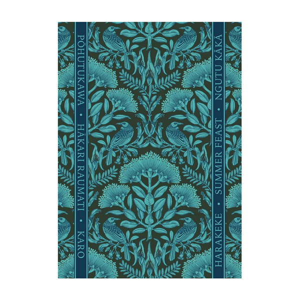 Raumati Tea Towel Turquoise