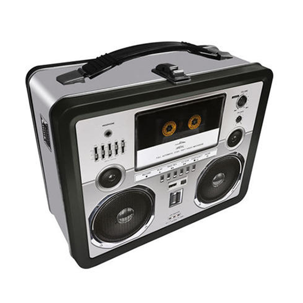 Tin Carry All Fun Box Boombox