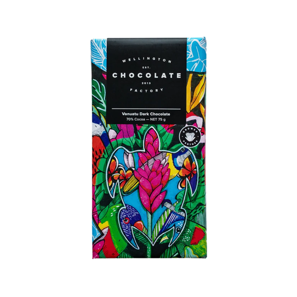 Wellington Chocolate  Factory Vanuatu Bar 75g