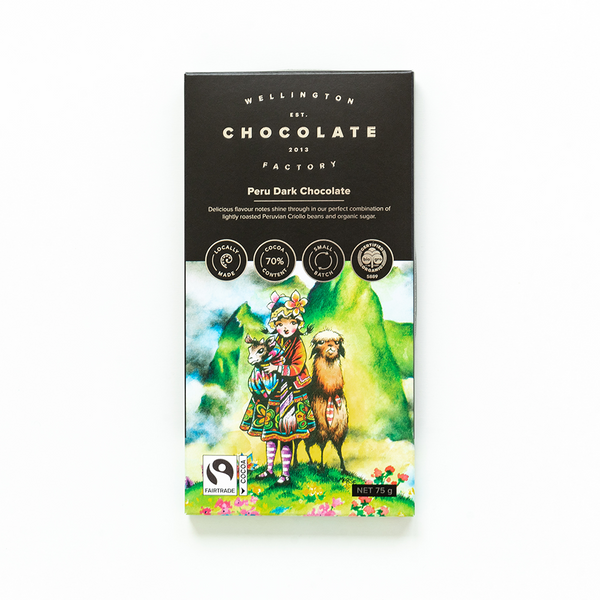 Wellington Chocolate Factory Peru 75g DC