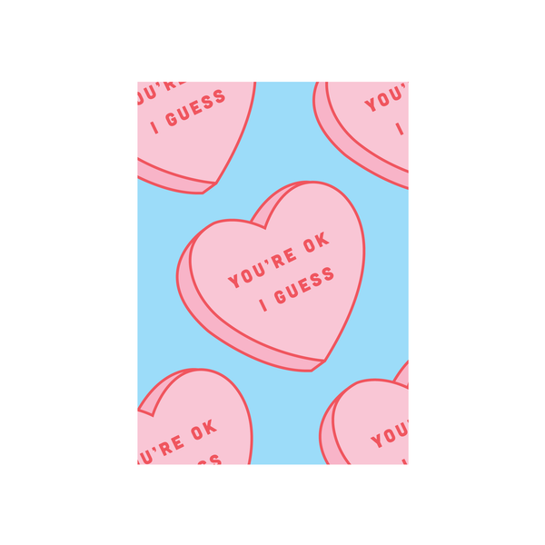 eminentd Pop Fun Valentines Card You're Okay