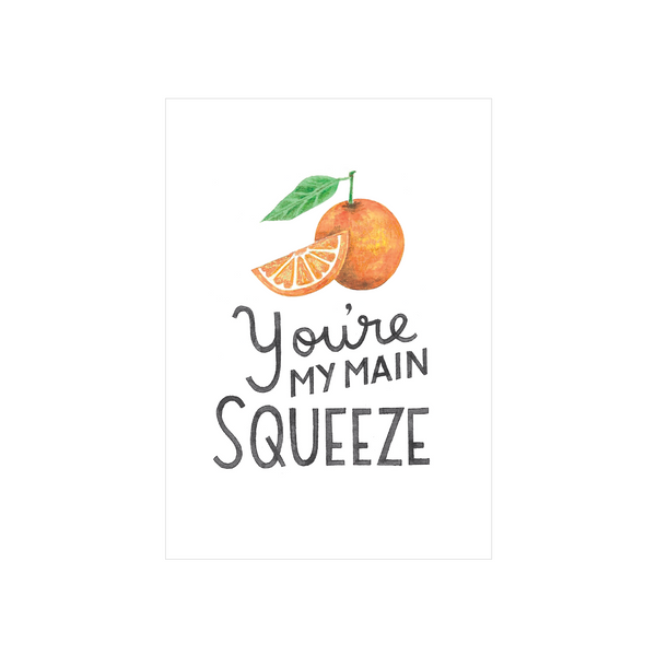Steer Illustrations x eminentd Card You're My Main Squeeze