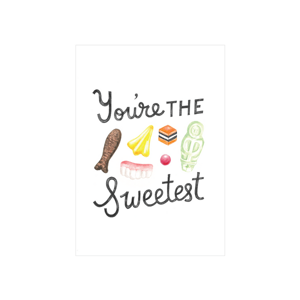 Steer Illustrations x eminentd Card You're the Sweetest