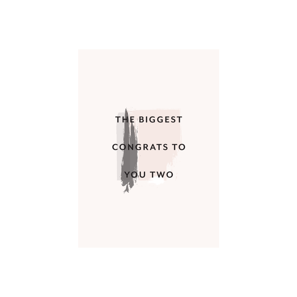 eminentd Pattern Card The Biggest Congrats