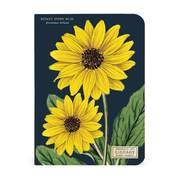 Cavallini Mini Notebook Botany Grid