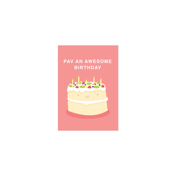 eminentd Mini Card Cutie Food Pav Birthday