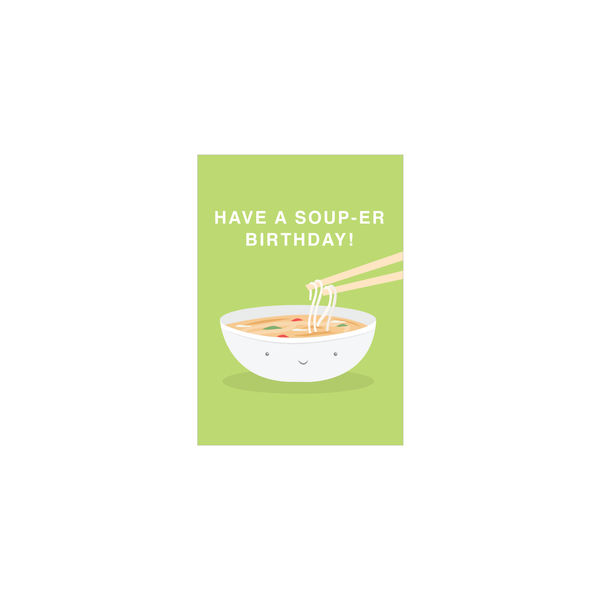 eminentd Mini Card Cutie Food Soup