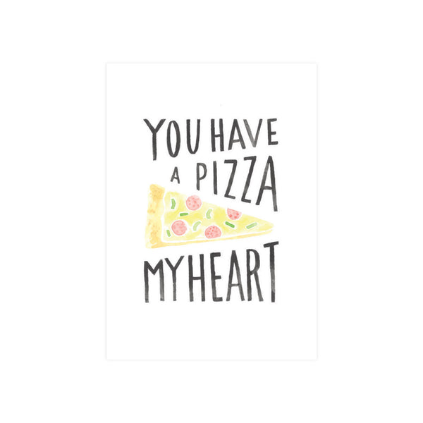 Steer Illustrations X eminentd Card Pizza