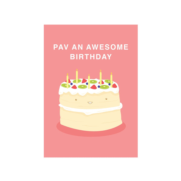 eminentd Cutie Food Pun Card Pav Birthday