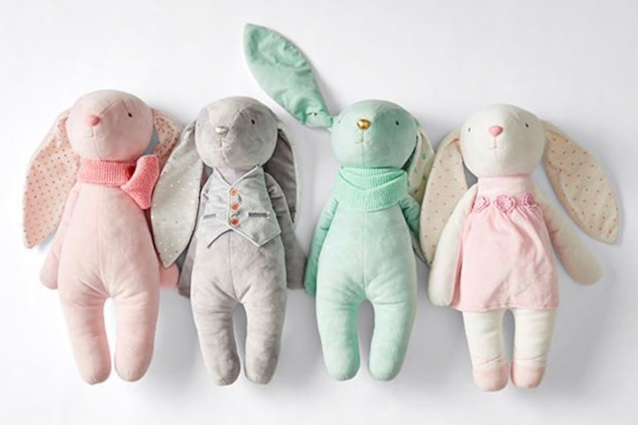 personalised easter bunny soft toy