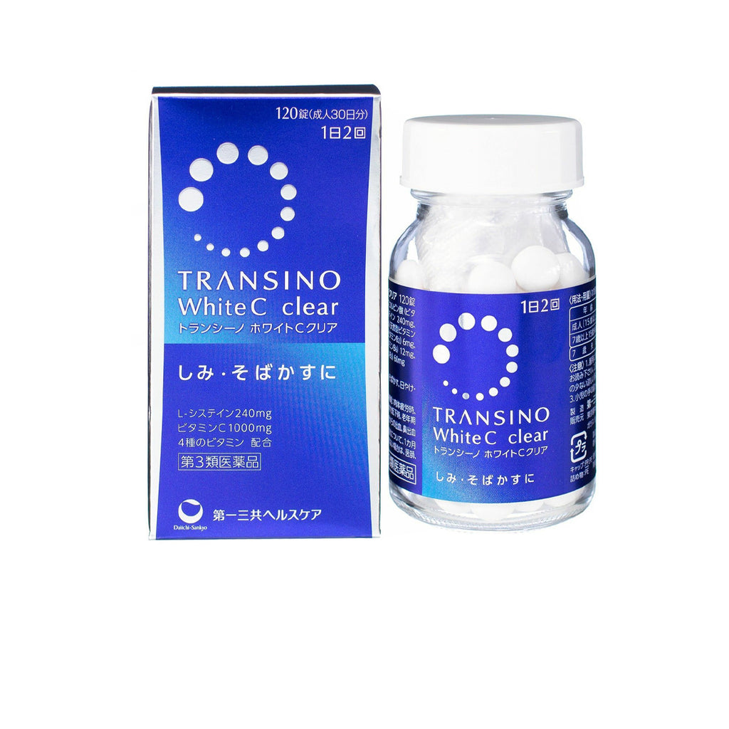 Transino Whitec Clear Tablet 30 Days For Melanin Spots 一三共亮白祛斑美白丸 Image Beauty Online