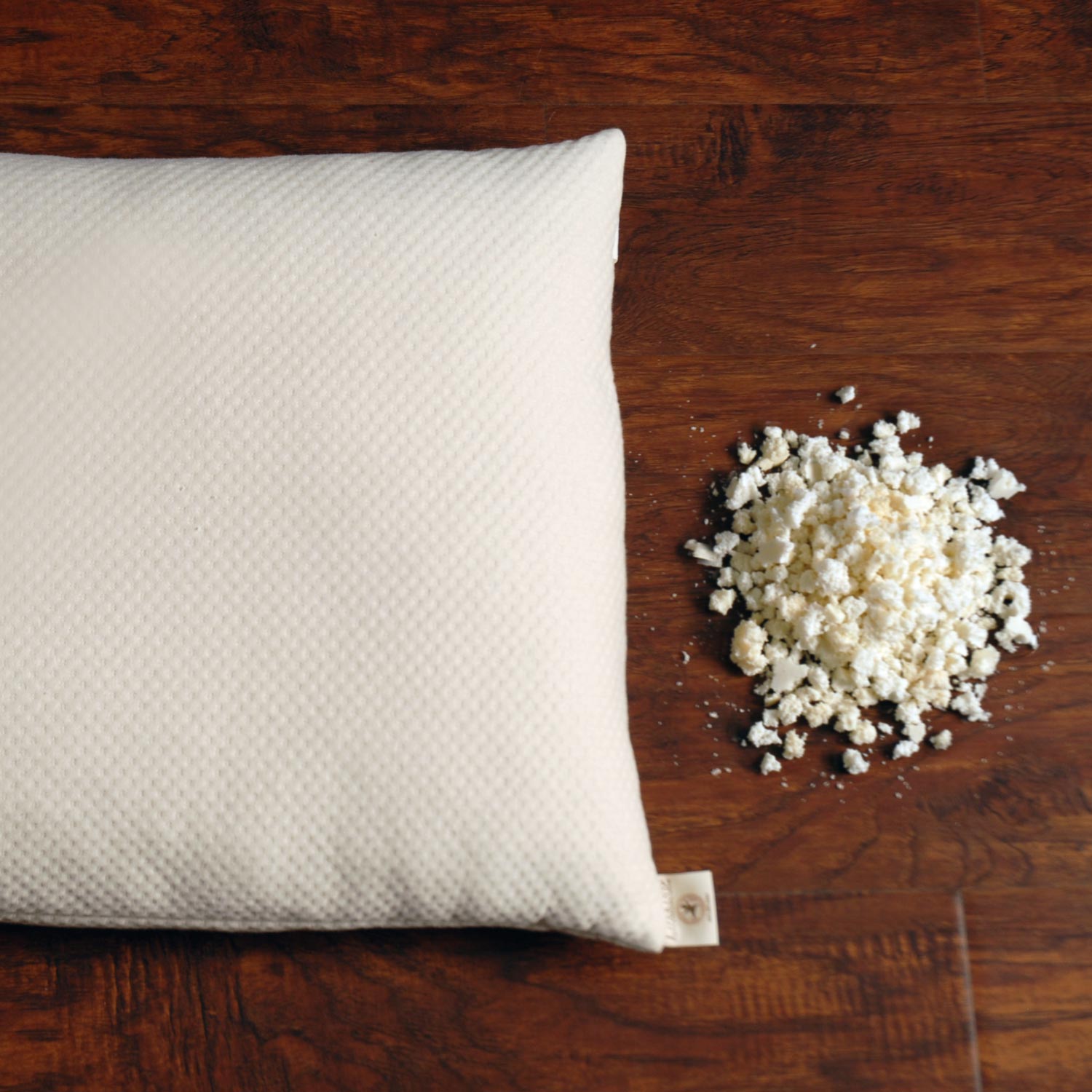 natural shredded latex pillow