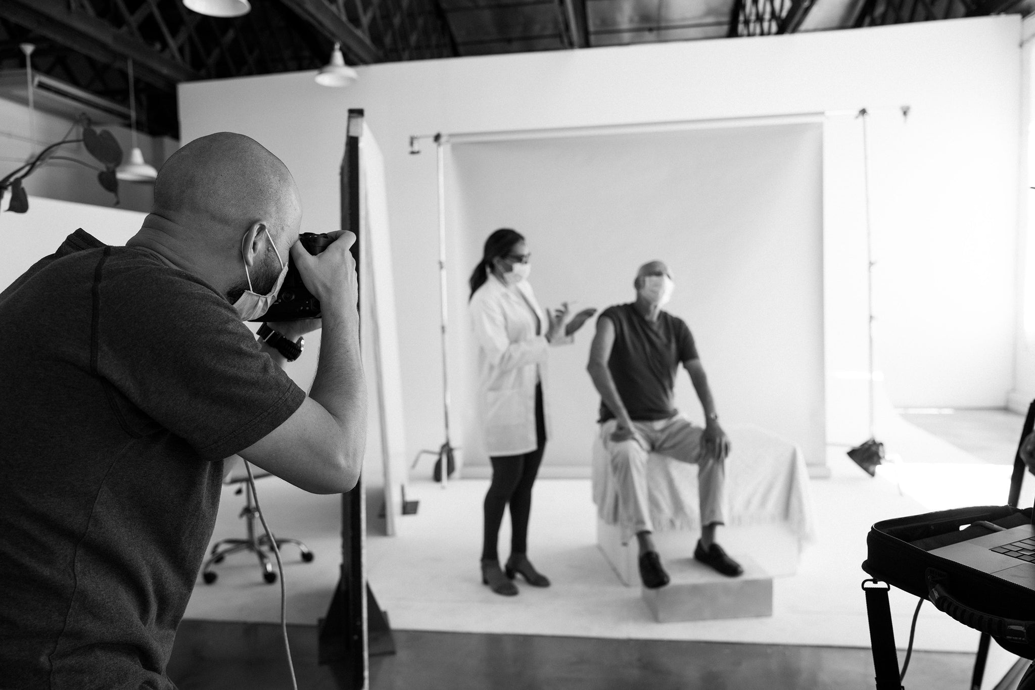 Behind the scenes with Jacob Lund on vaccination shoot