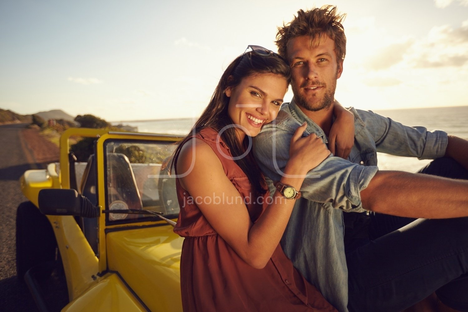 Beautiful Young Couple Together On A Holiday Jacob Lund