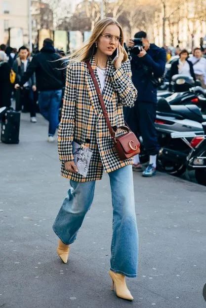 If you will wear plaid clothes this winter, it's really beautiful ...