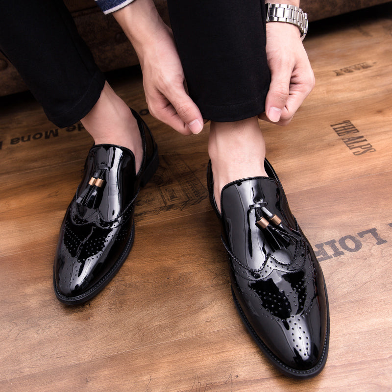 Hot Men Tassel Pointed Men Formal Shoes Comfortable Loafers Male ...