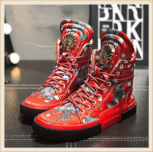 hip hop shoes red