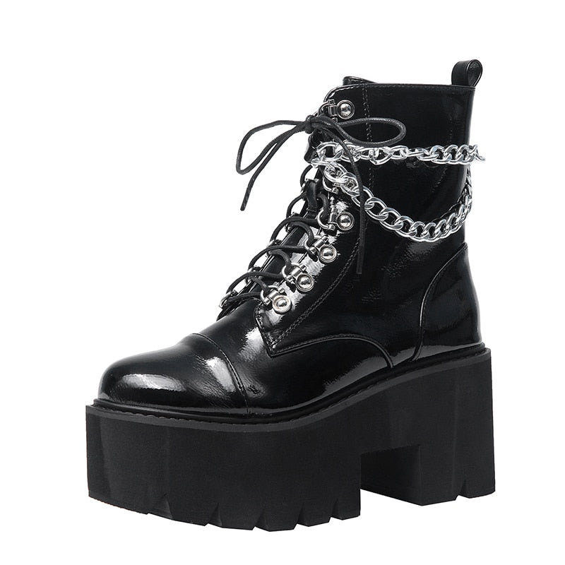 black platform boots cheap