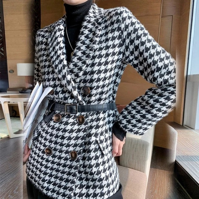 woolen coat suit thick and loose