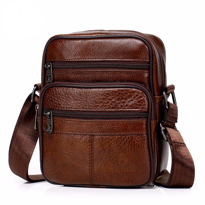 Genuine Leather Crossbody Men Messenger Bag Hot Sale Male Small Man ...