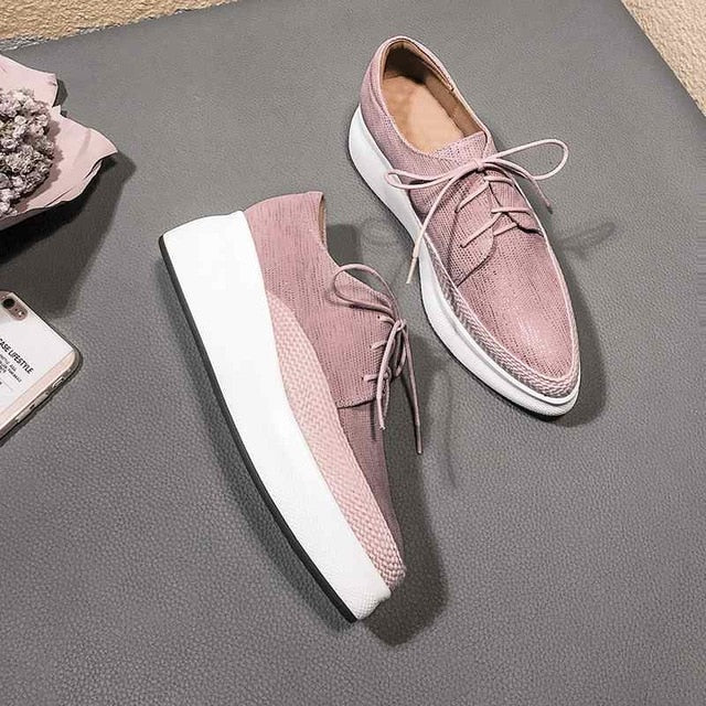 pointed toe sneakers leather