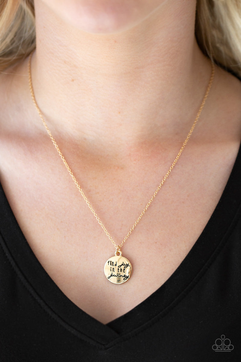 gold dainty short paparazzi necklaces