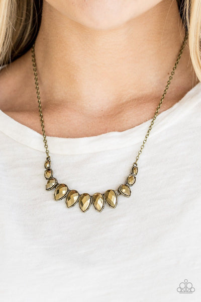 Paparazzi Street REGAL - Necklace Brass Box 23 – Cynthia’s Dazzling $5 ...