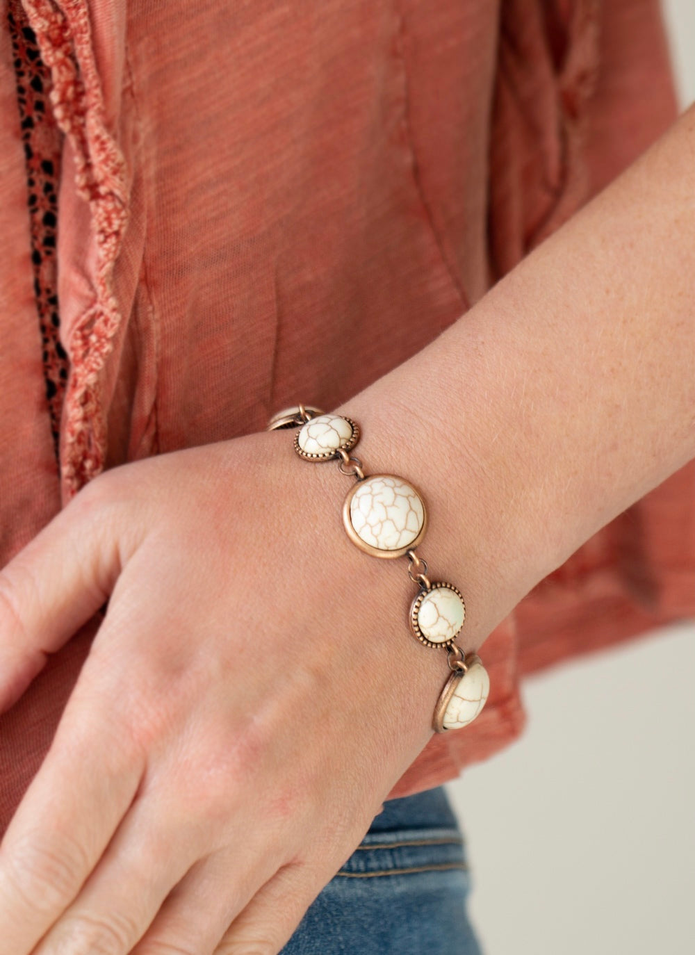 Paparazzi Turn Up The Terra - Bracelet Copper Box 108