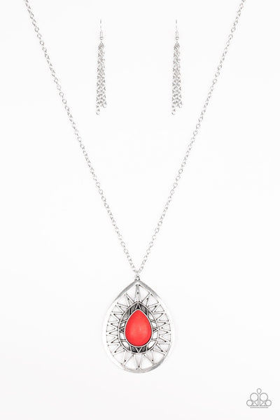 Paparazzi Summer Sunbeam - Necklace Red Stone Box 22 – Cynthia’s ...