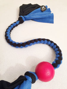 kong ball with rope dog toy