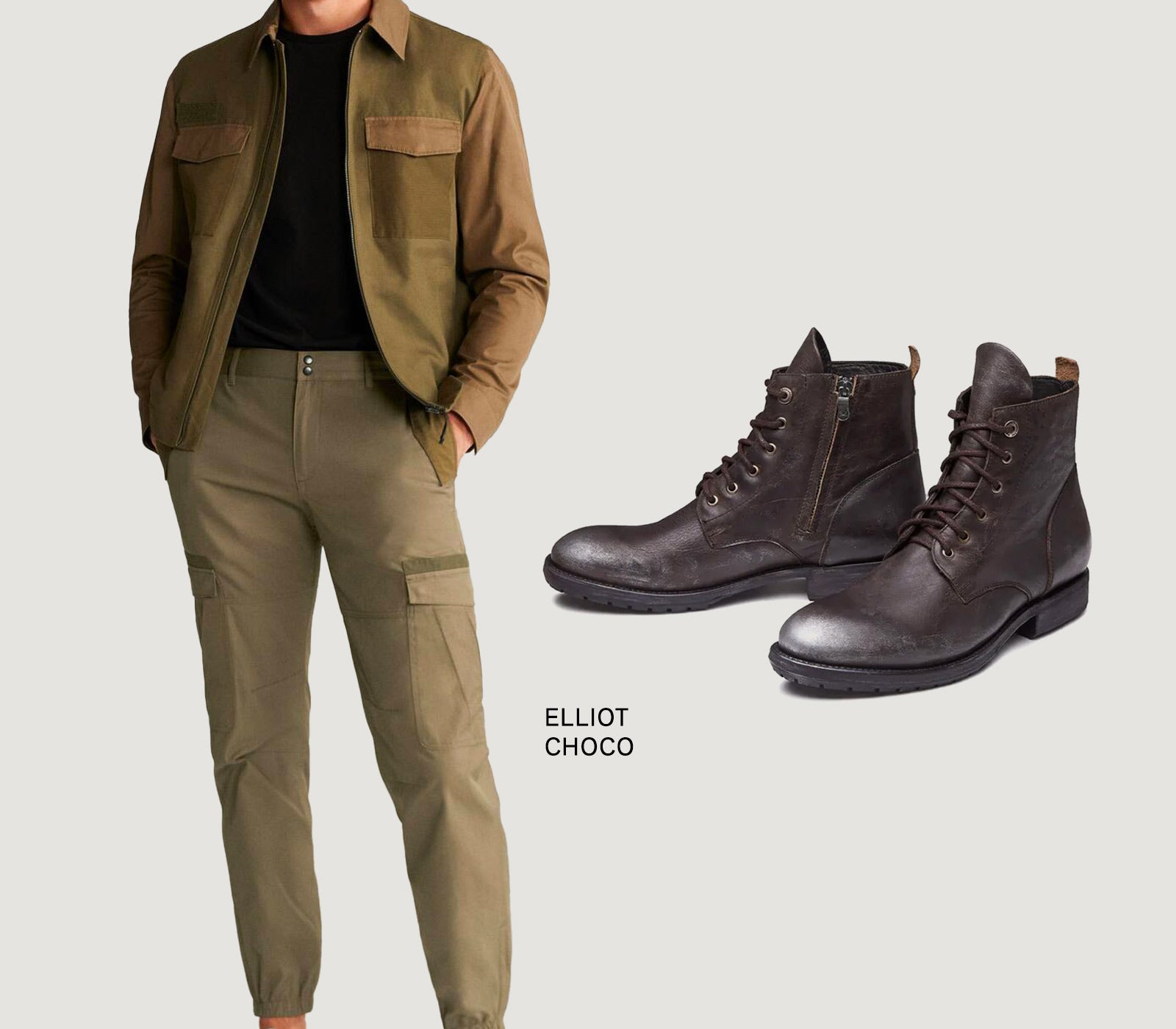 Ideas de outfits con botas hombre -