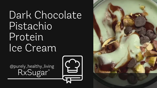 Image of Dark Chocolate Pistachio Protein Ice Cream by @purely_healthy_living on Instagram