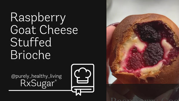 Image of Raspberry Goat Cheese Stuffed Brioche by @purely_healthy_living on Instagram