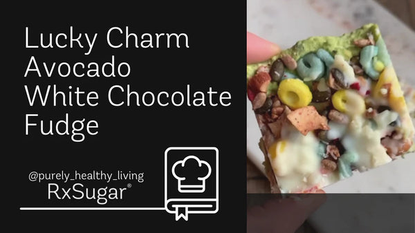 Image of Lucky Charm Avocado White Chocolate Fudge by @purely_healthy_living