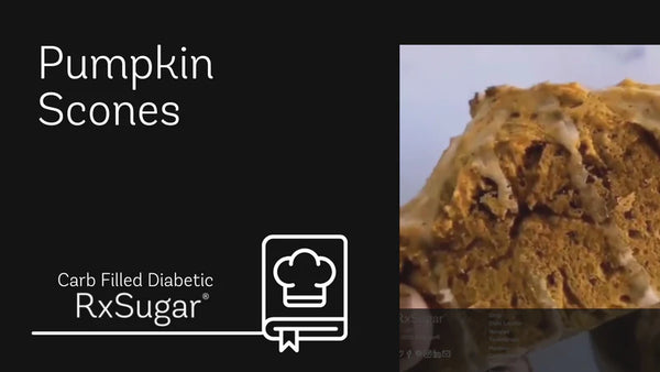 Image of Carb Filled Diabetic Pumpkin Scones