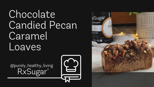Image of Purely Healthy Living Chocolate Candied Pecan Caramel Loaves Recipe